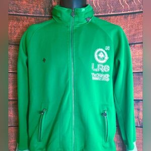 LRG Kids Boys Vibrant Green Zip-Up Jacket Size XL 2703P